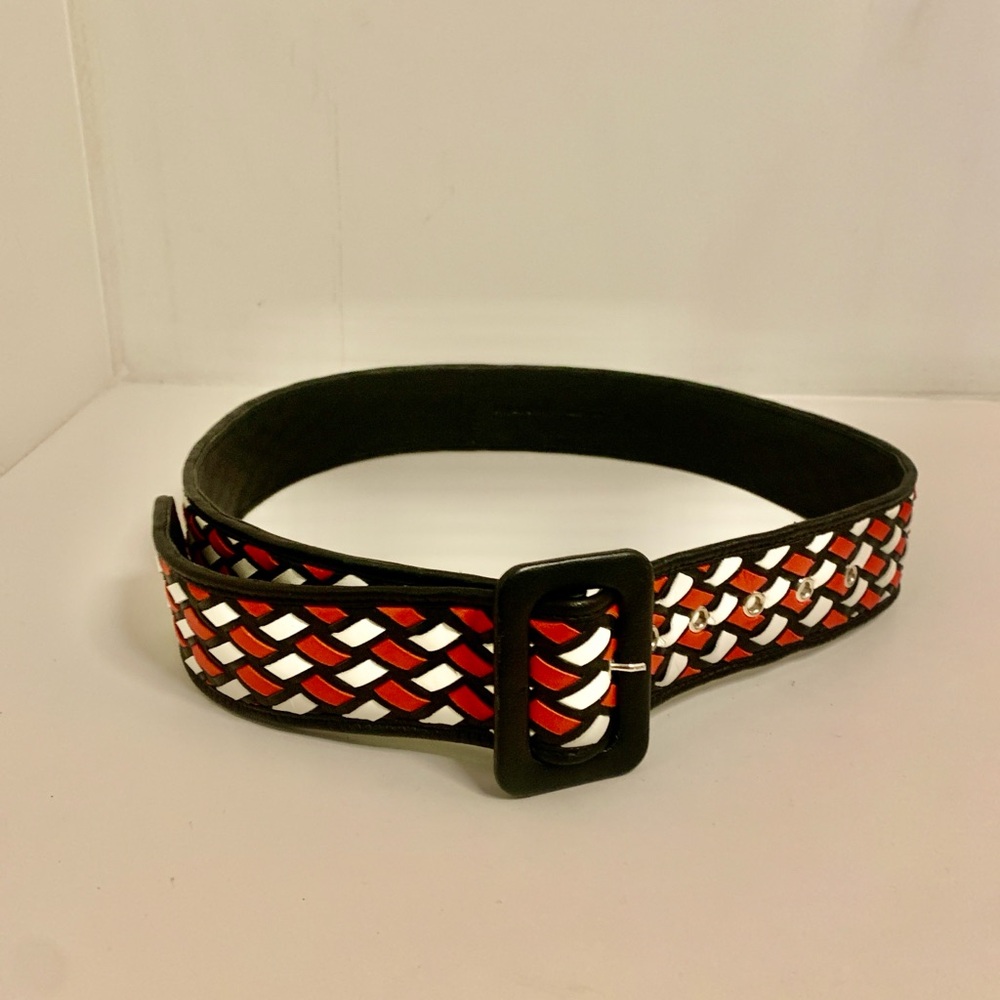 Givenchy Red and Black Womens Belt - Picture 3 of 6